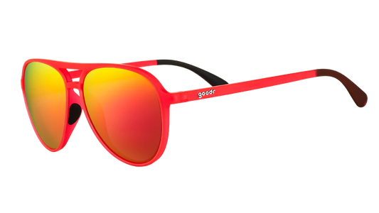 Goodr Sunglasses- Captain Blunt's Red-Eye