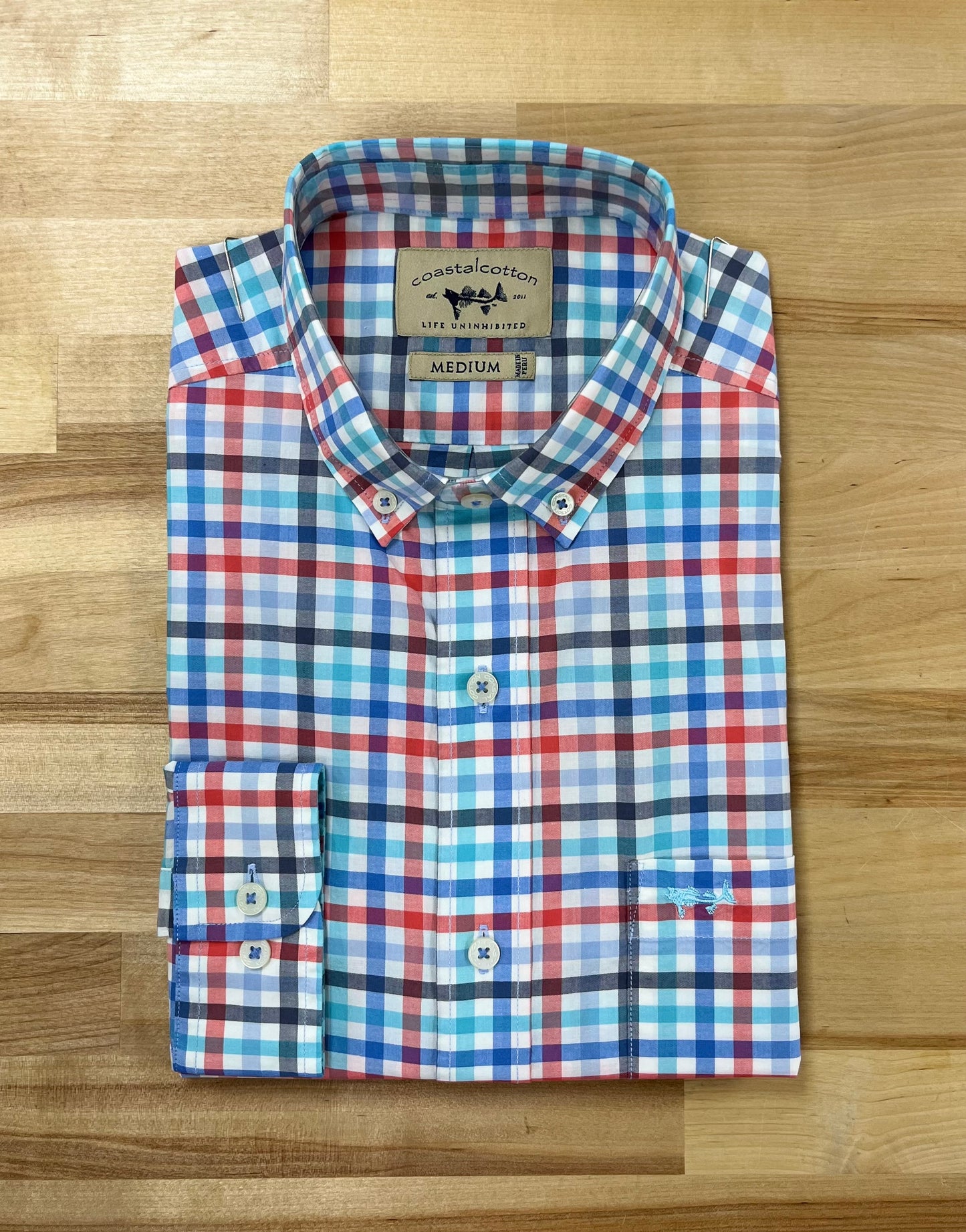Coastal Cotton-Sport Shirt, Santa Rosa