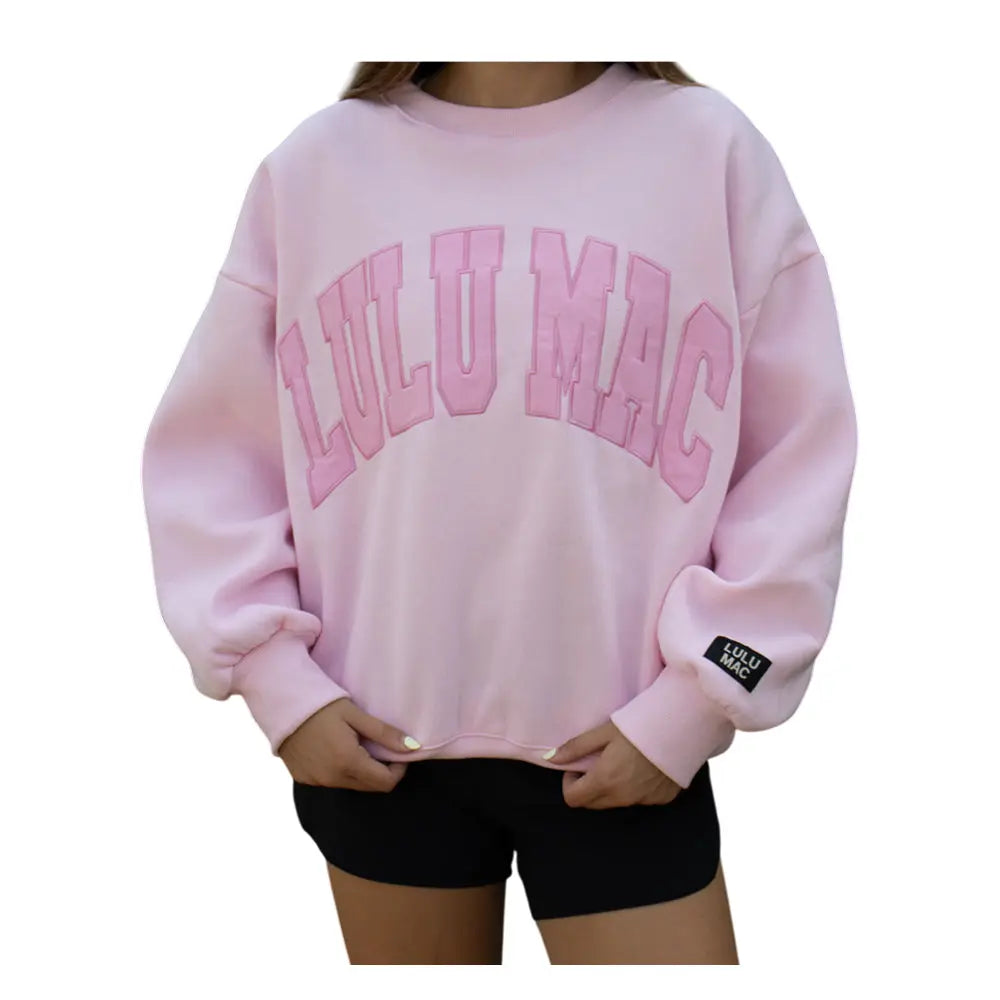 Women's- Lulu Mac Sweatshirt, Pink