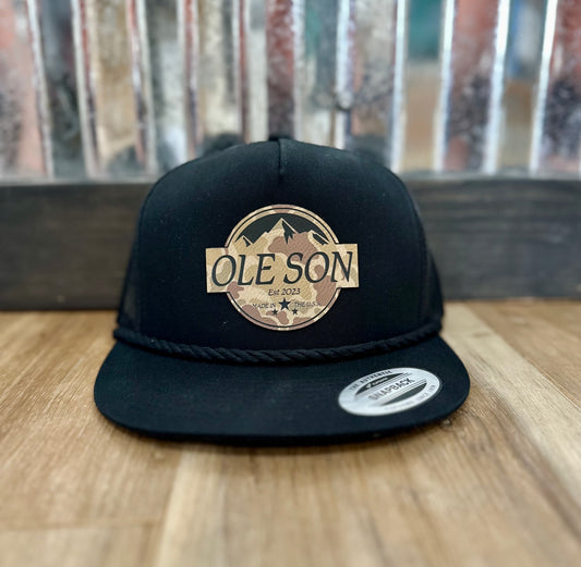 Ole Son Hat Co- Latte Mountains Rope Hat