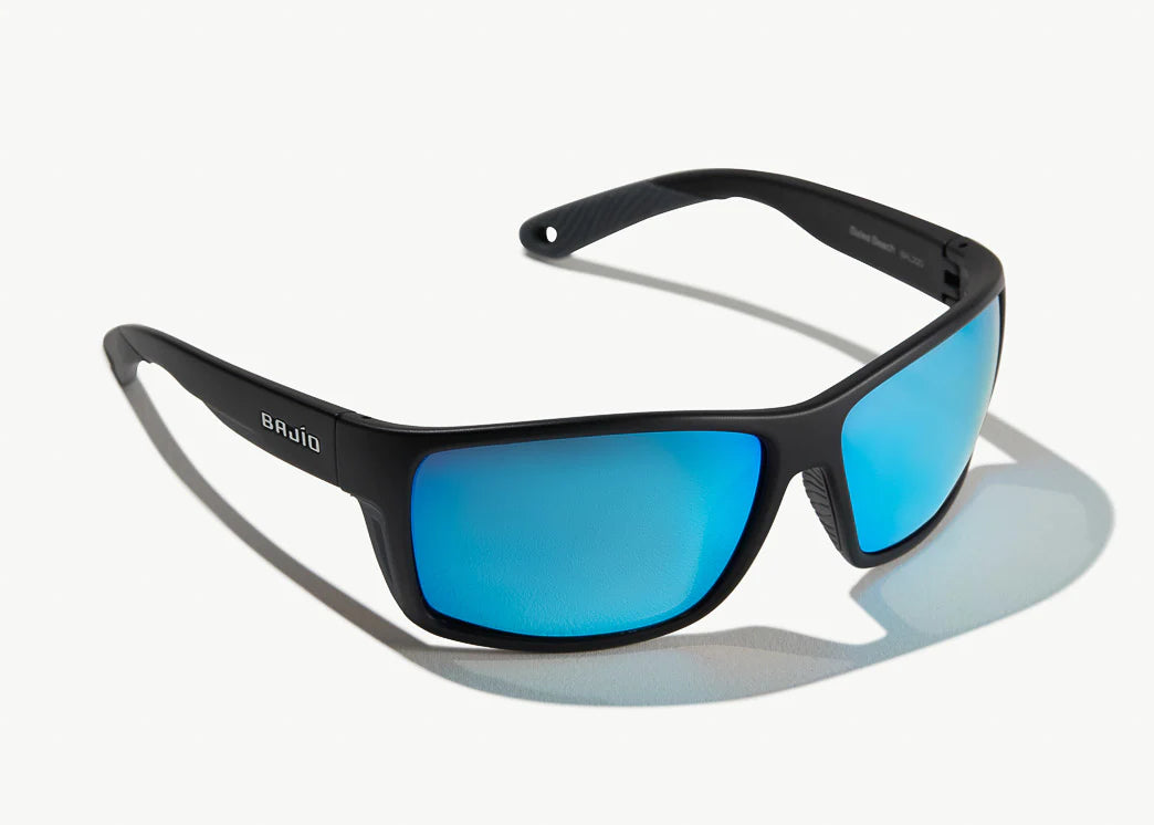 Bajio-Bales Beach- Black Matte- Blue Mirror Glass