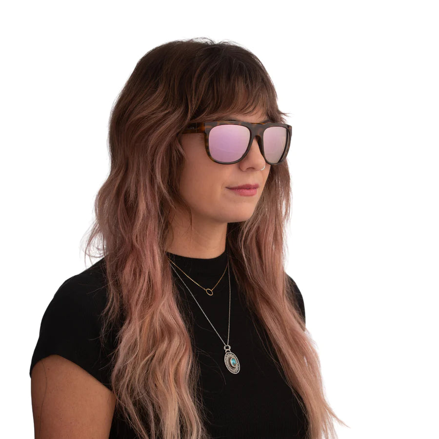 Bajio-Chelem- Brown Tortoise Gloss- Gray Polycarbonate