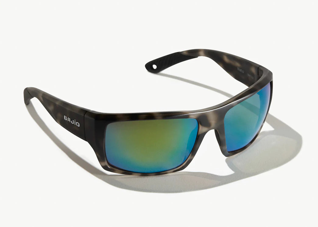 Bajio- Nato- Ash Tortoise Matte-Green Mirror Glass