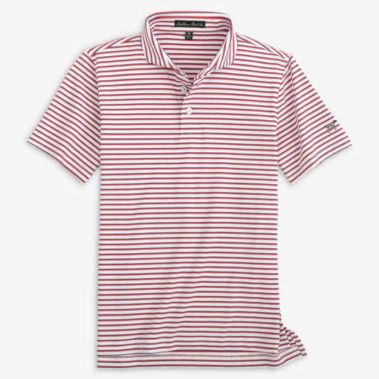 Southern Point- Coast Stripe, Navy/Washed Red/White
