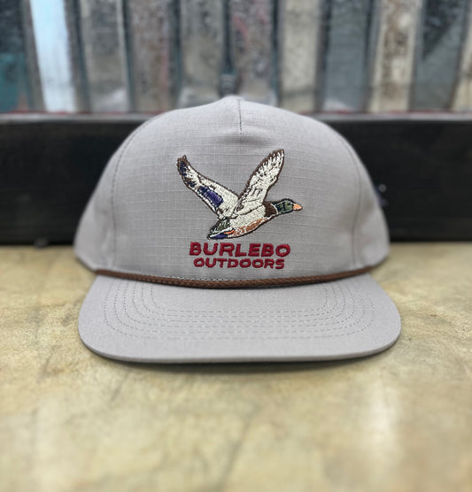 Burlebo- Grey Burlebo Outdoors Cap