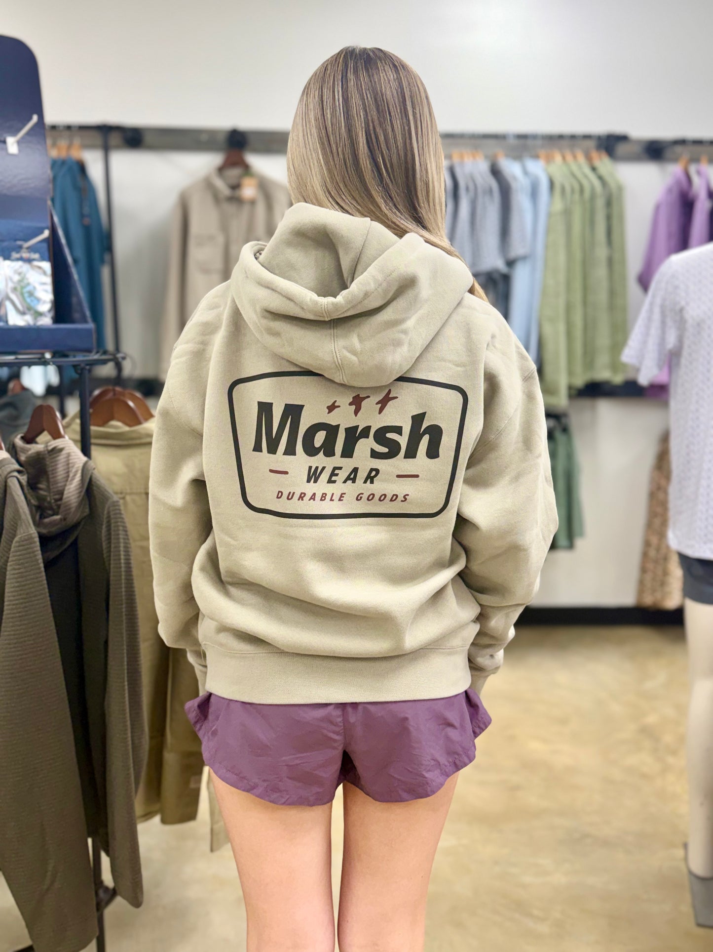 Marsh Wear- Formation Pullover Hoodie, Cement