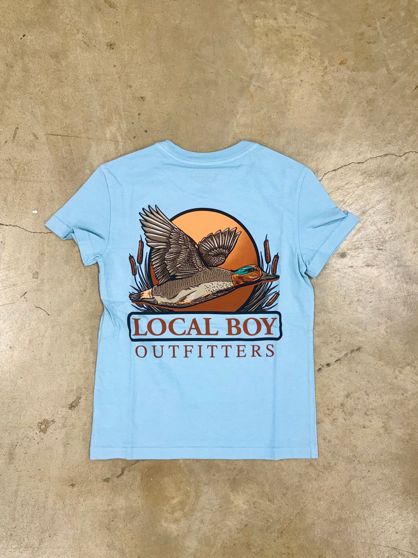 Local Boy- Youth Teal SS Tee