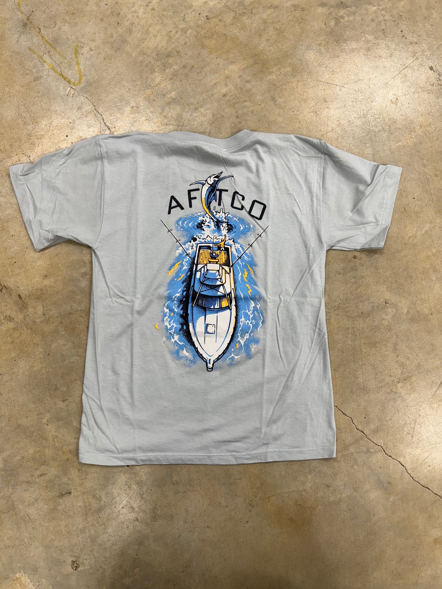 AFTCO- Youth Top View, Silver