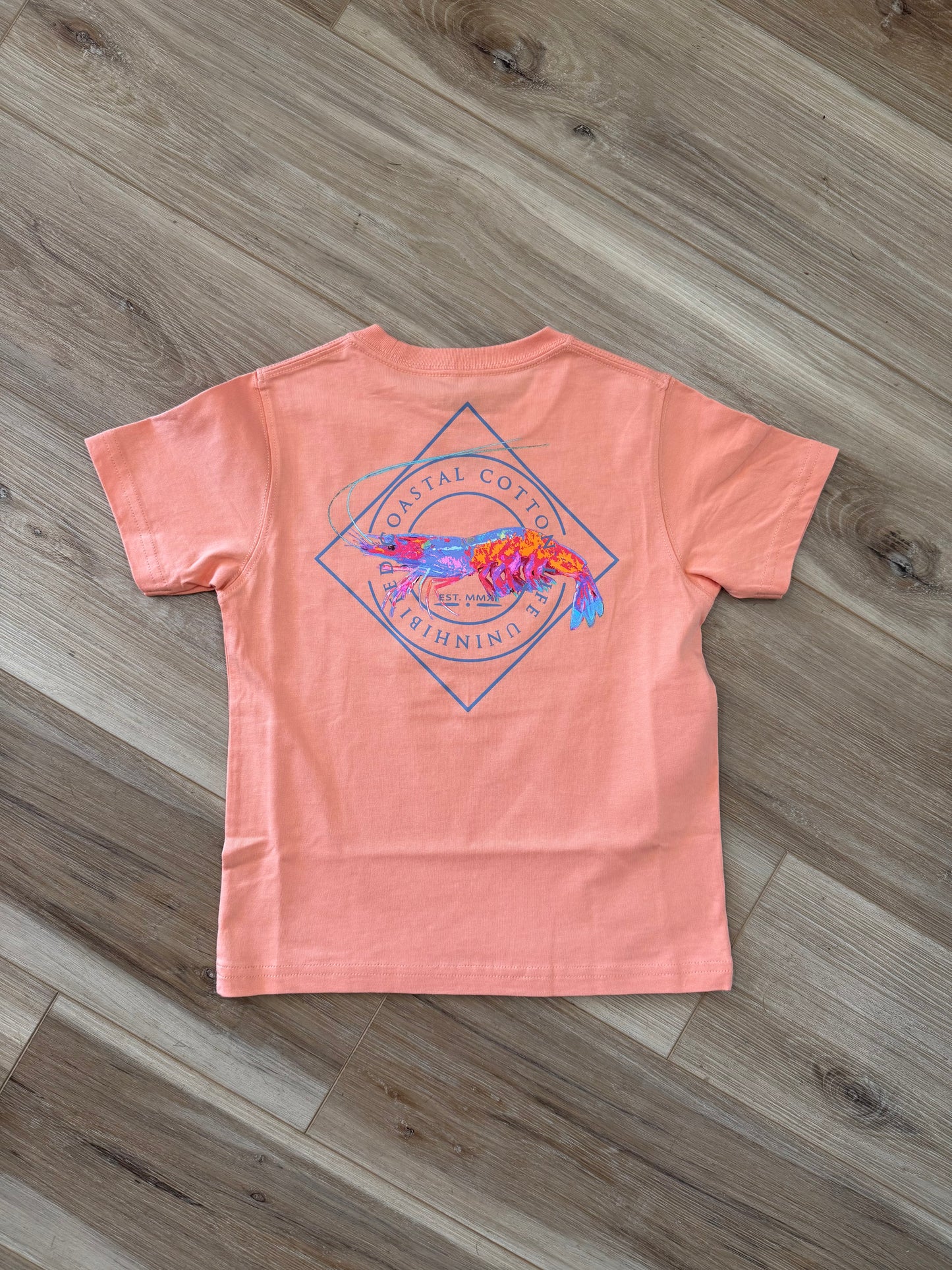 Coastal Cotton- Youth Shrimp, Melon