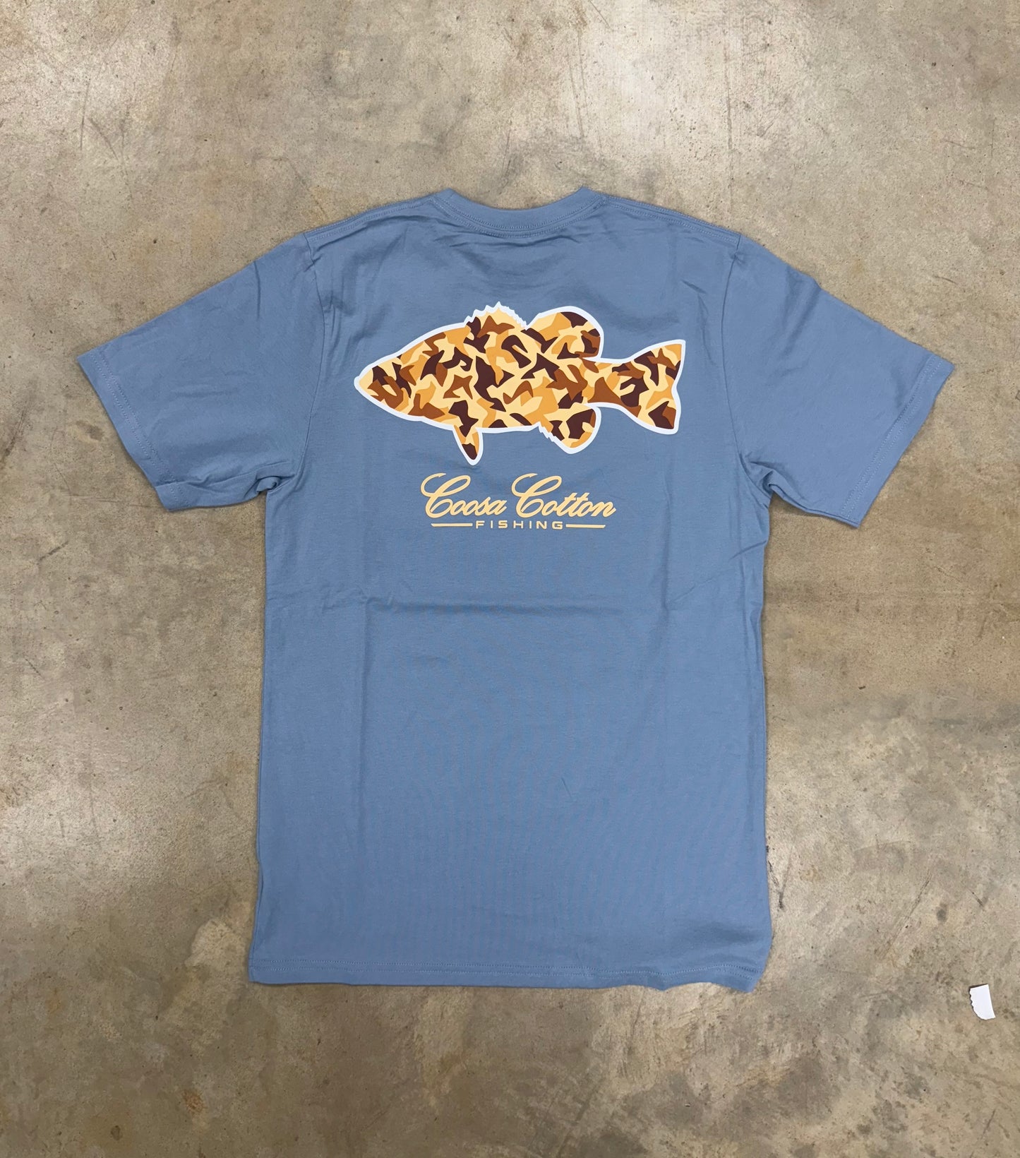 Coosa Cotton- Duck Camo Bass, Denim