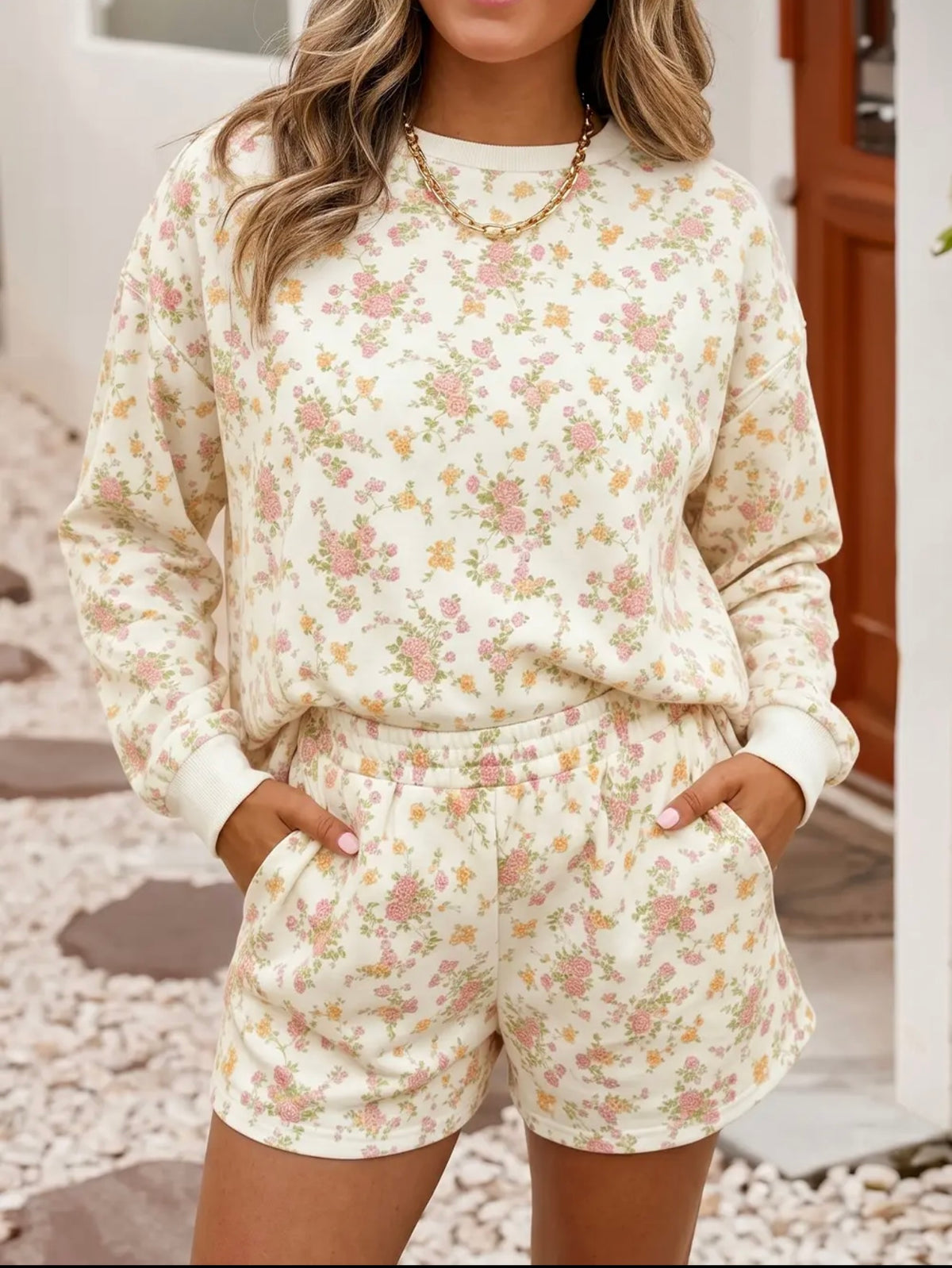 Women’s- Floral Lounge Set