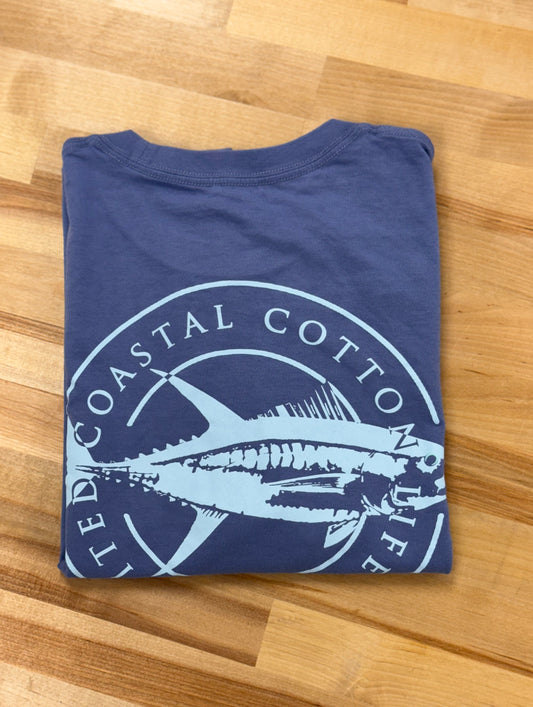 Coastal Cotton- Yellow Fin, Wake Blue