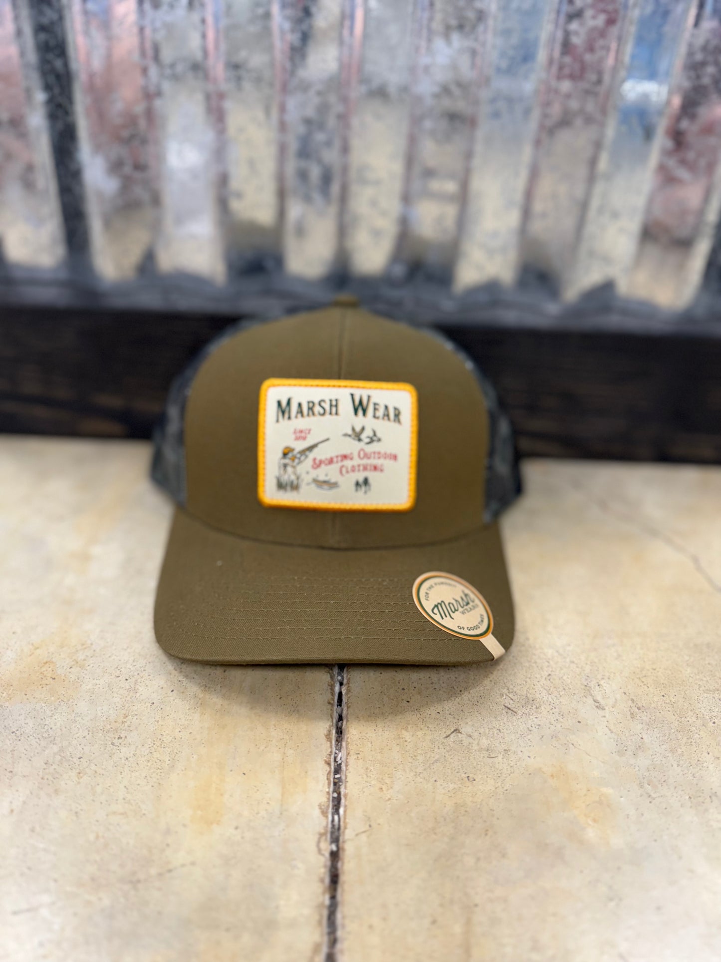 Marsh Wear- Sportsman Trucker, Olive