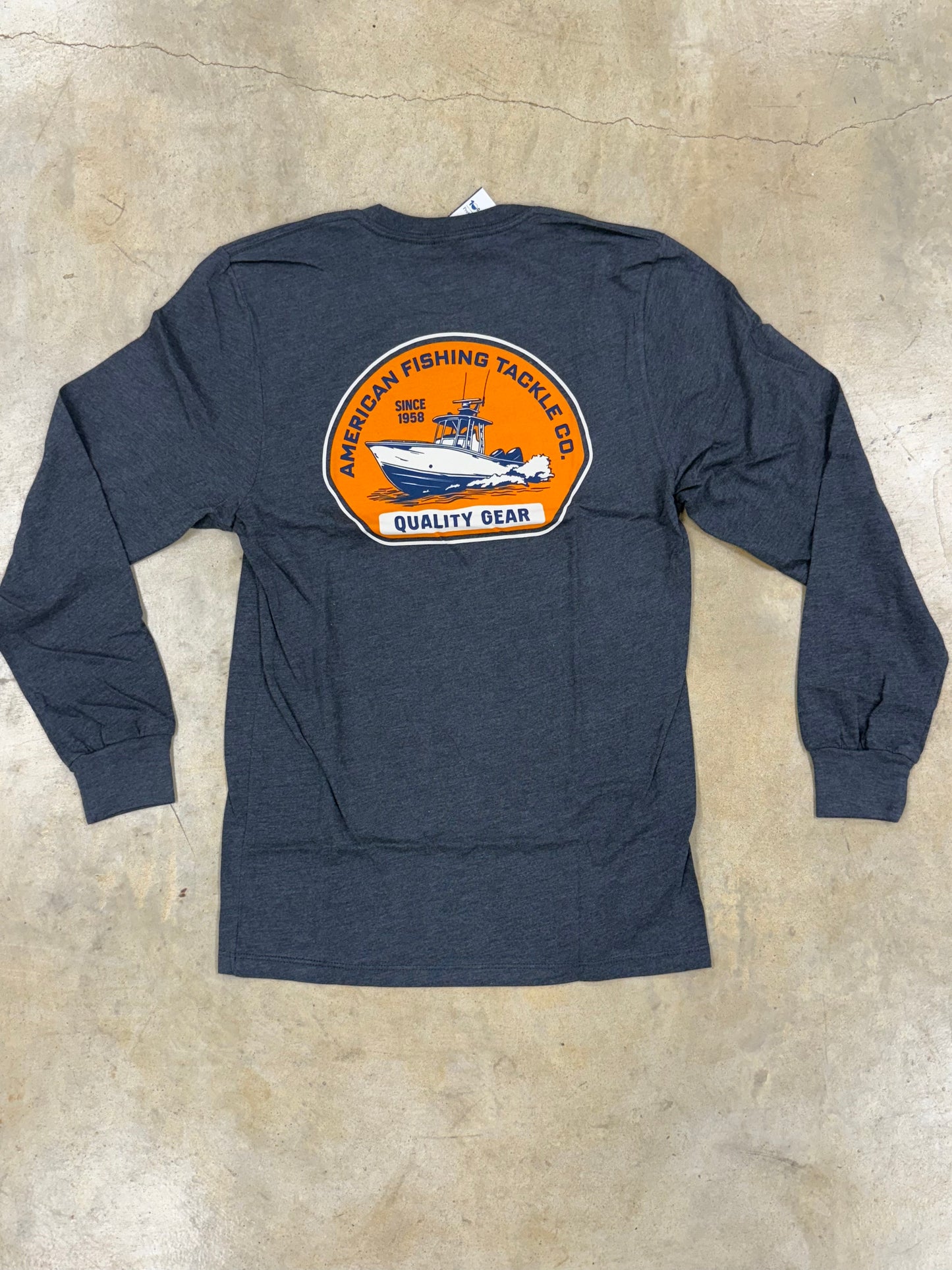 AFTCO- Blue Skies, Charcoal Heather