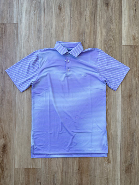 Coastal Cotton- Performance Polo, Purple Bay