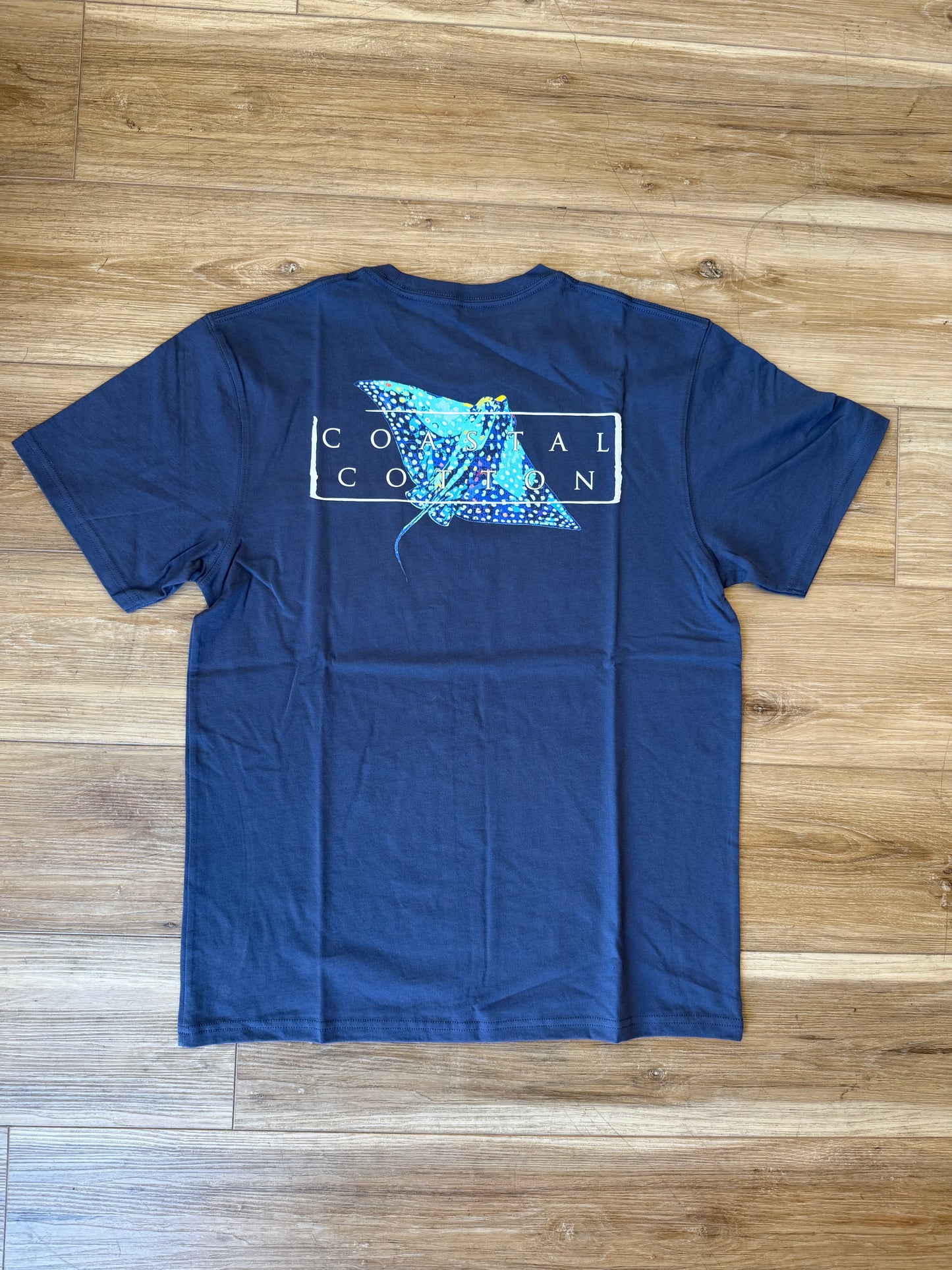 Coastal Cotton- Spotted Ray, Stone Blue