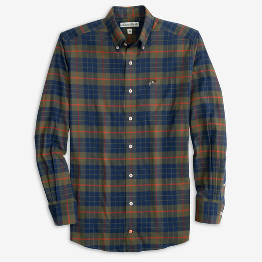 Southern Point- Hadley Performance Flannel, Dawson Plaid