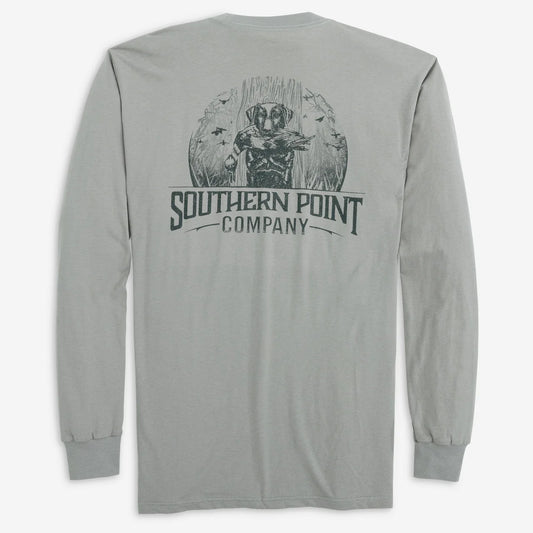 Southern Point- Youth Lab Retrievers L/S, Gun Metal