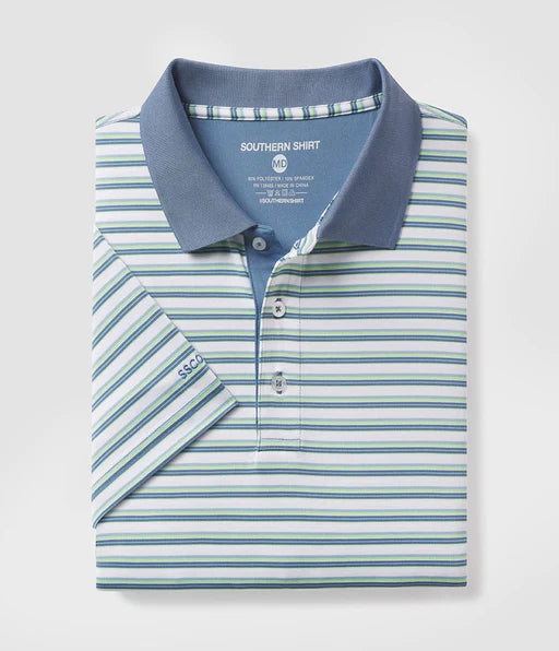 Southern Shirt Co.-Somerset Stripe, Off Course