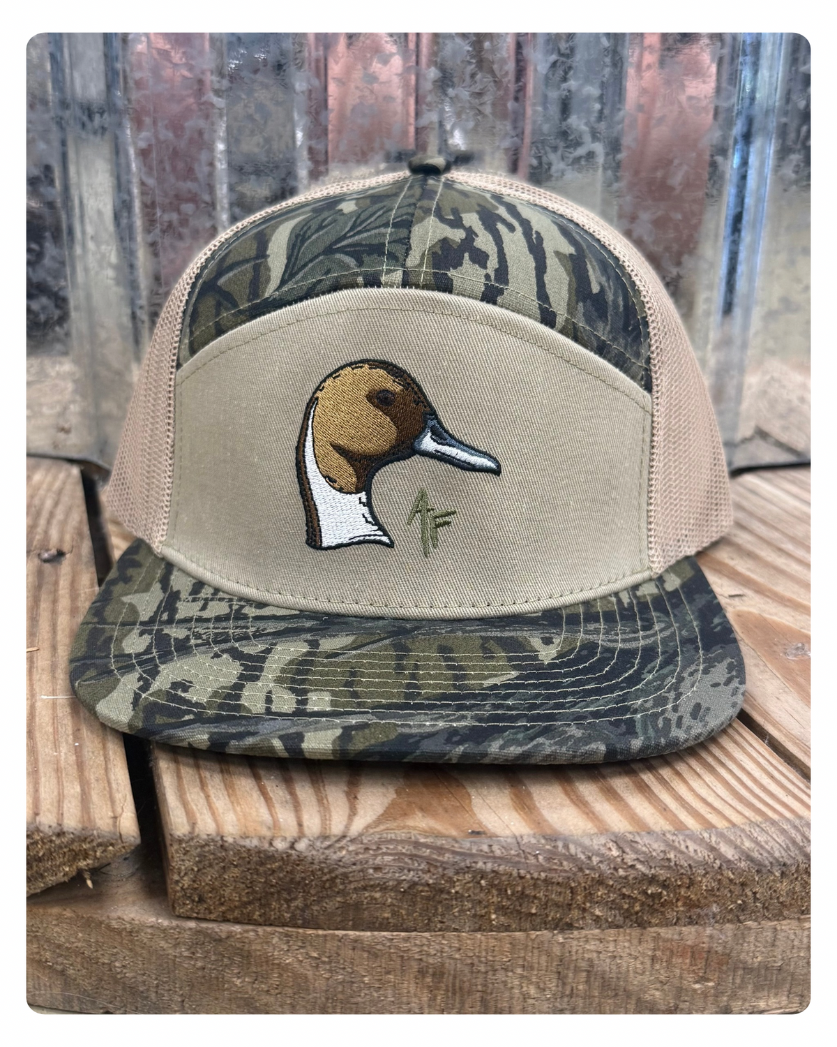 American Fetcher- 7 Panel Tree Stand Pintail Duck Head
