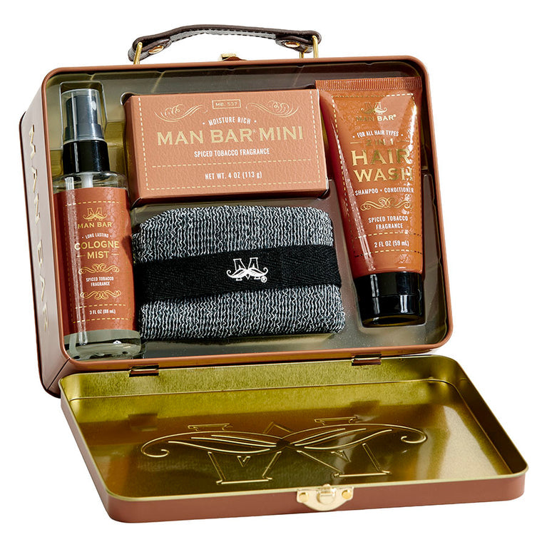 San Francisco Soap- Travel Tin Kit, Spiced Tobacco