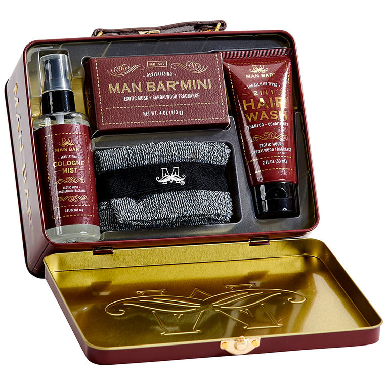 San Francisco Soap- Travel Tin Kit, Exotic Musk & Sandalwood