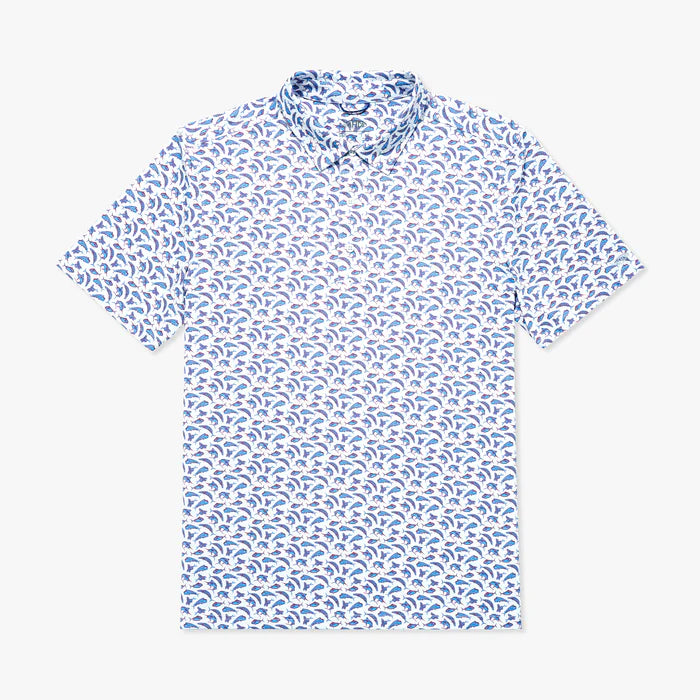 AFTCO- Boatbar Polo, White