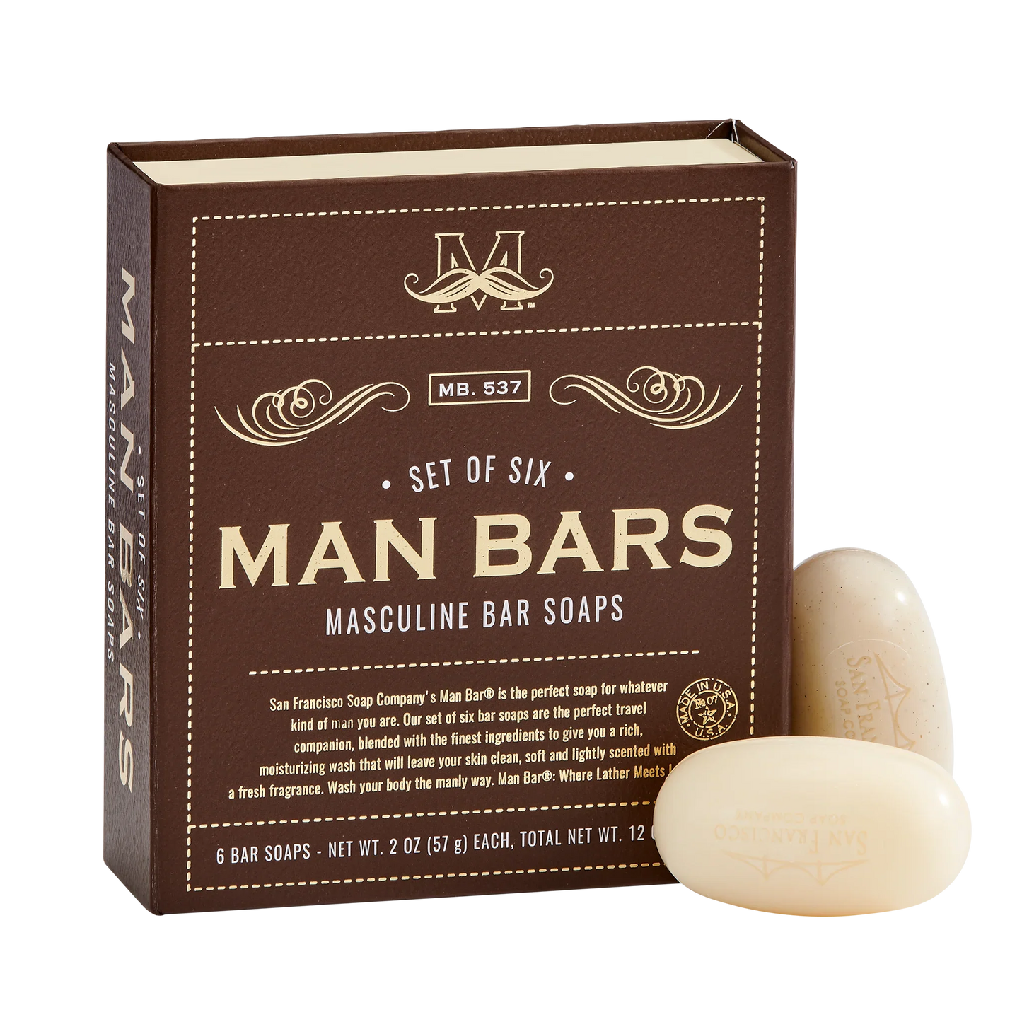 San Francisco Soap- Man Bar 6pc Sampler