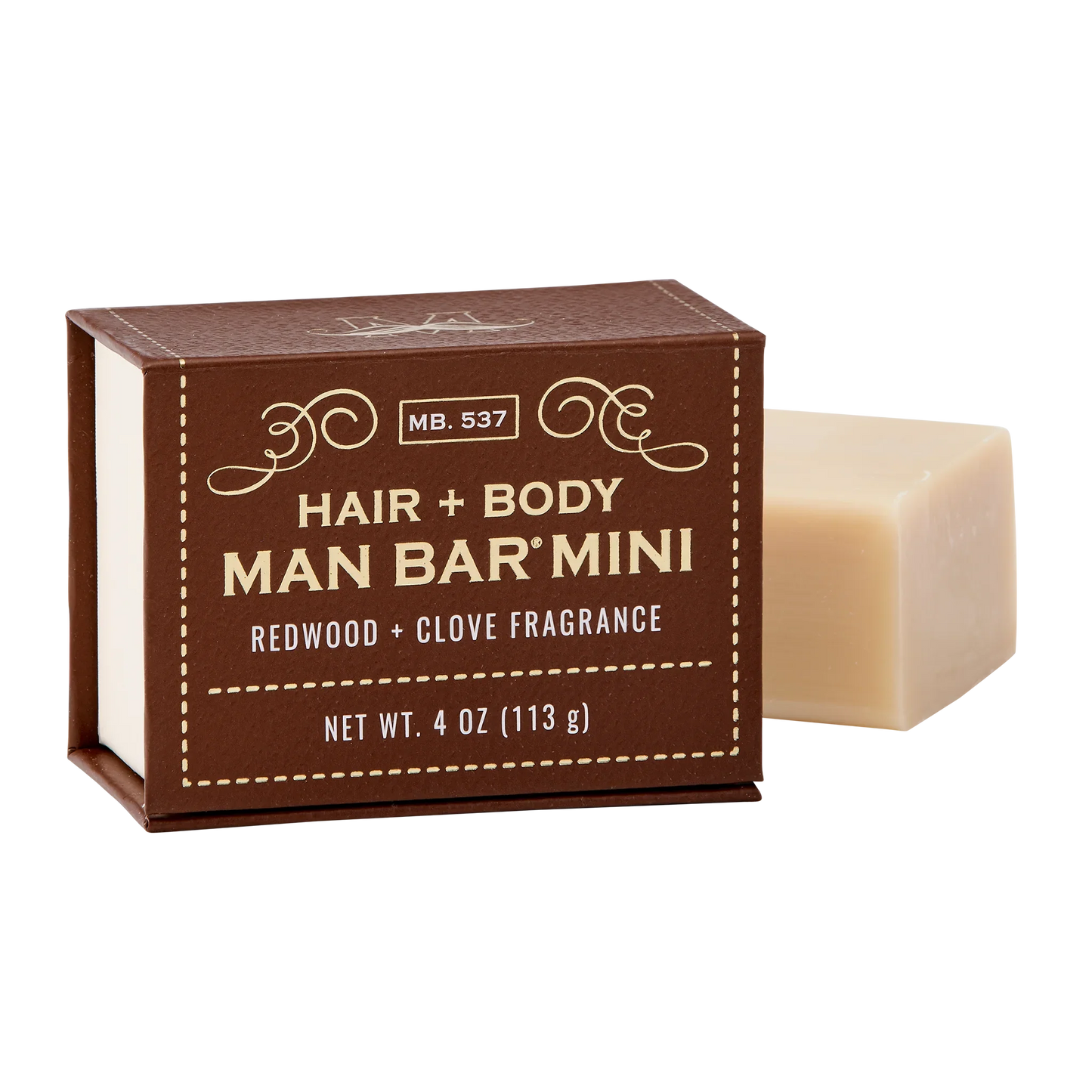 San Francisco Soap- Hair and Body Mini Man Bar 4OZ, Multiple Scents