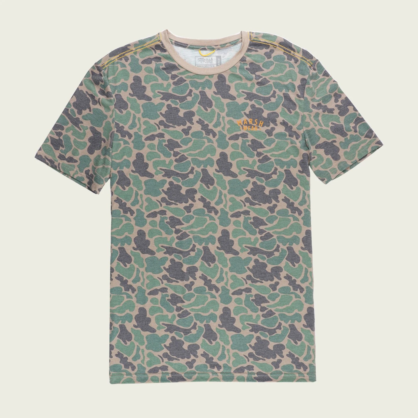 Marsh Wear-Stackhouse Tech S/S T-shirt, Green Camo