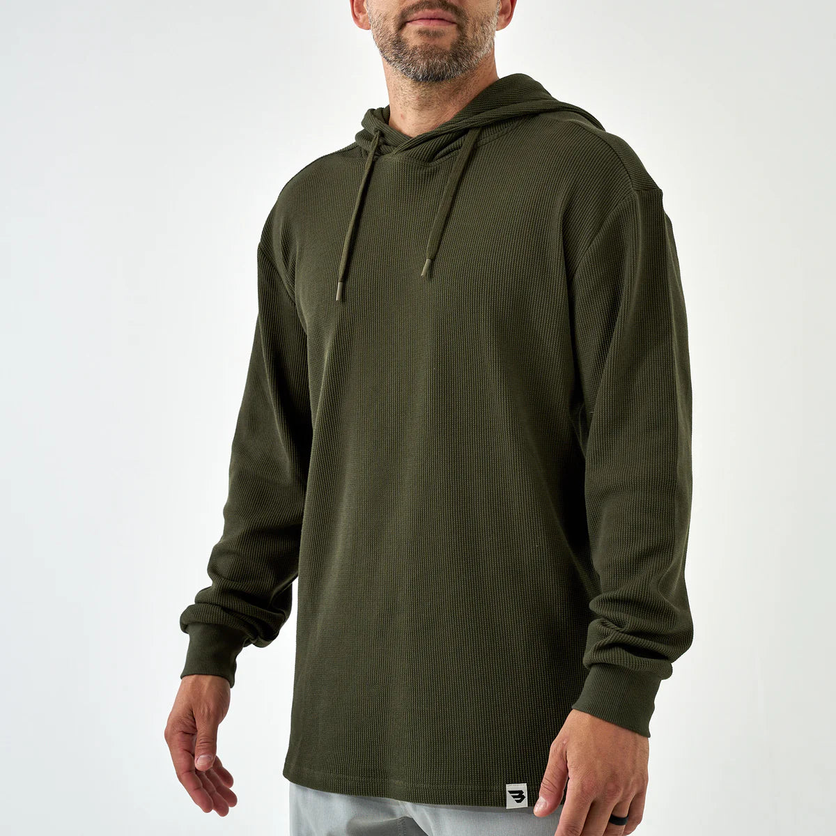 Burlebo- Thermal Hoodie, Mallard Green