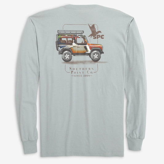 Southern Point- Woody Defender L/S, River Blue