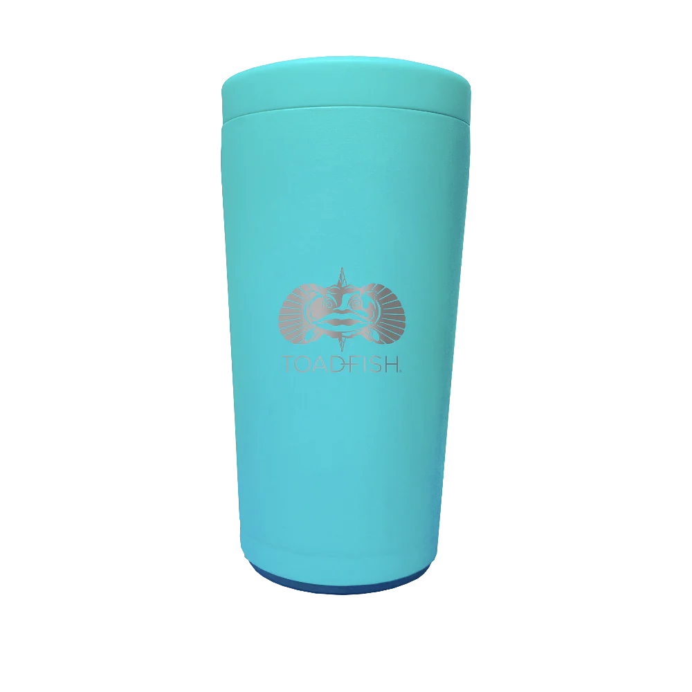 Toadfish- Non Tipping Universal Can, Teal