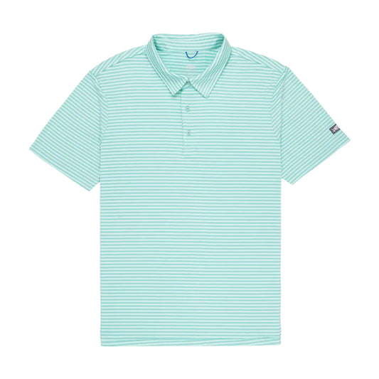 AFTCO- Link Performance Polo, Ocean Wave