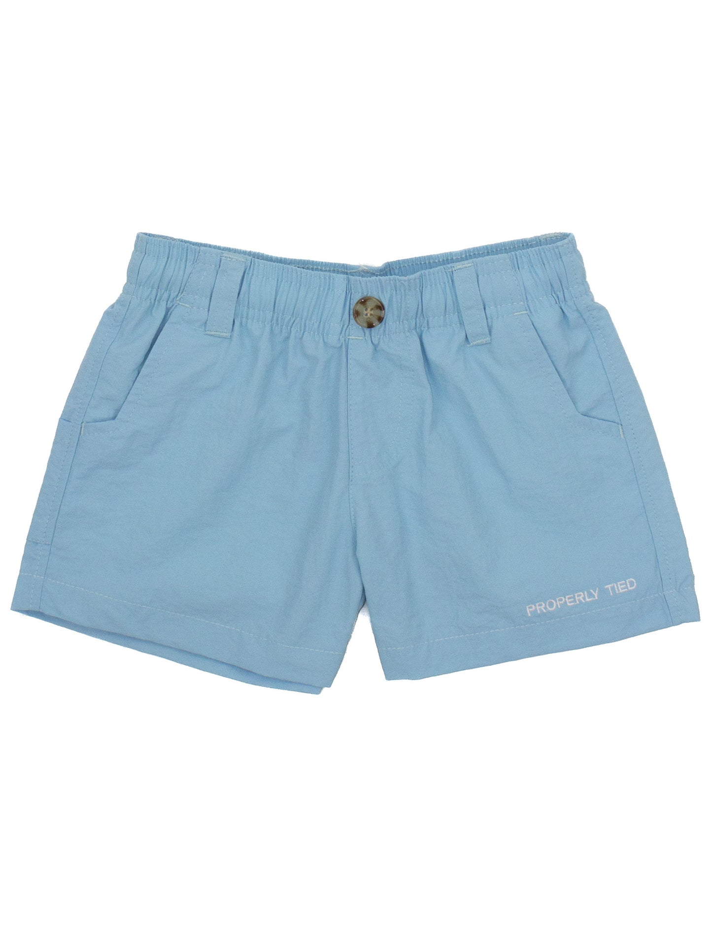 Properly Tied- Boy’s Mallard Short, Aqua