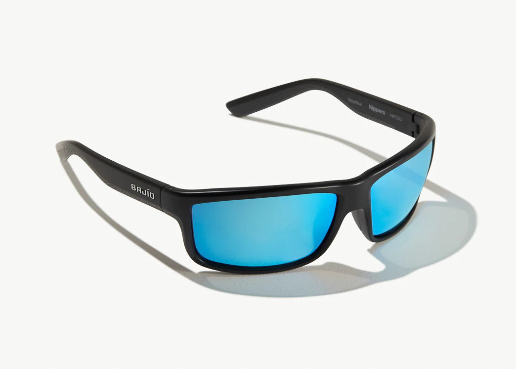 Bajio- Nippers- Black Matte-Blue Mirror Poly Carbonate