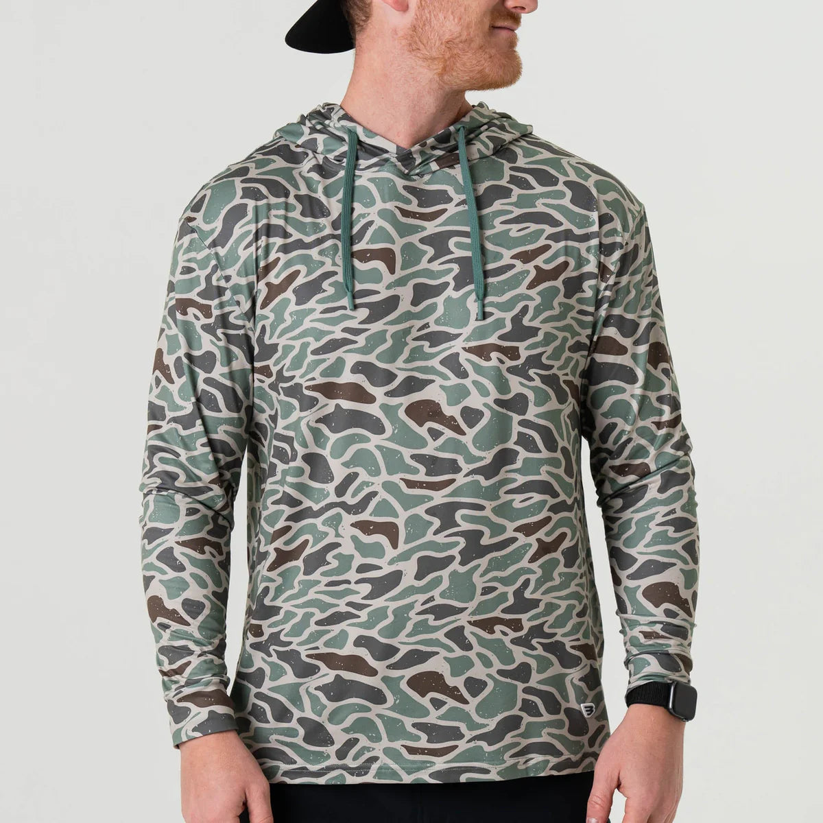 Burlebo- Performance Hoodie, Retro Duck Camo