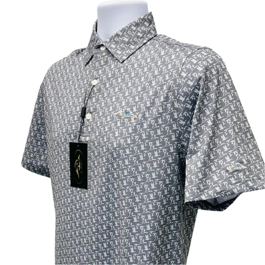 AFW- Grey with White Flying Ducks