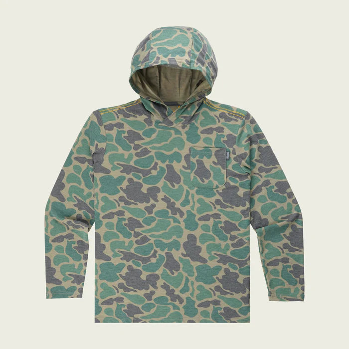 Marsh Wear- Youth Buxton Hagood Hood, Green Mallard Camo