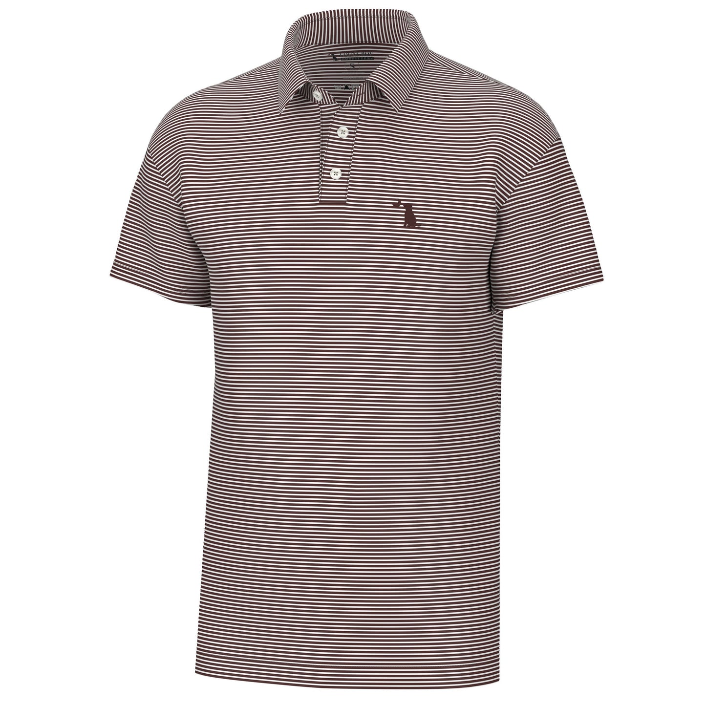 Local Boy- Driftwood Polo, Maroon