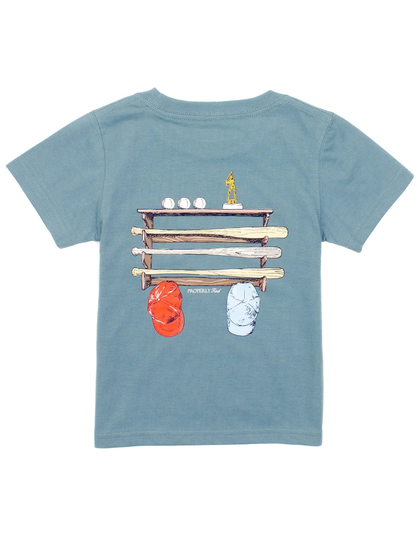 Properly Tied- Boy's Bat Rack SS