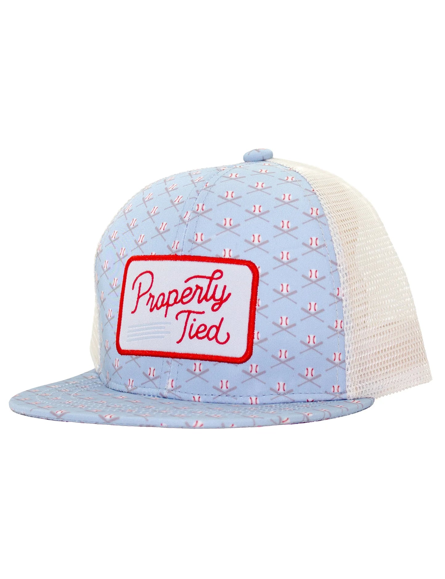 Properly Tied- Boy's Sportsman Trucker Hat, Baseball Shield