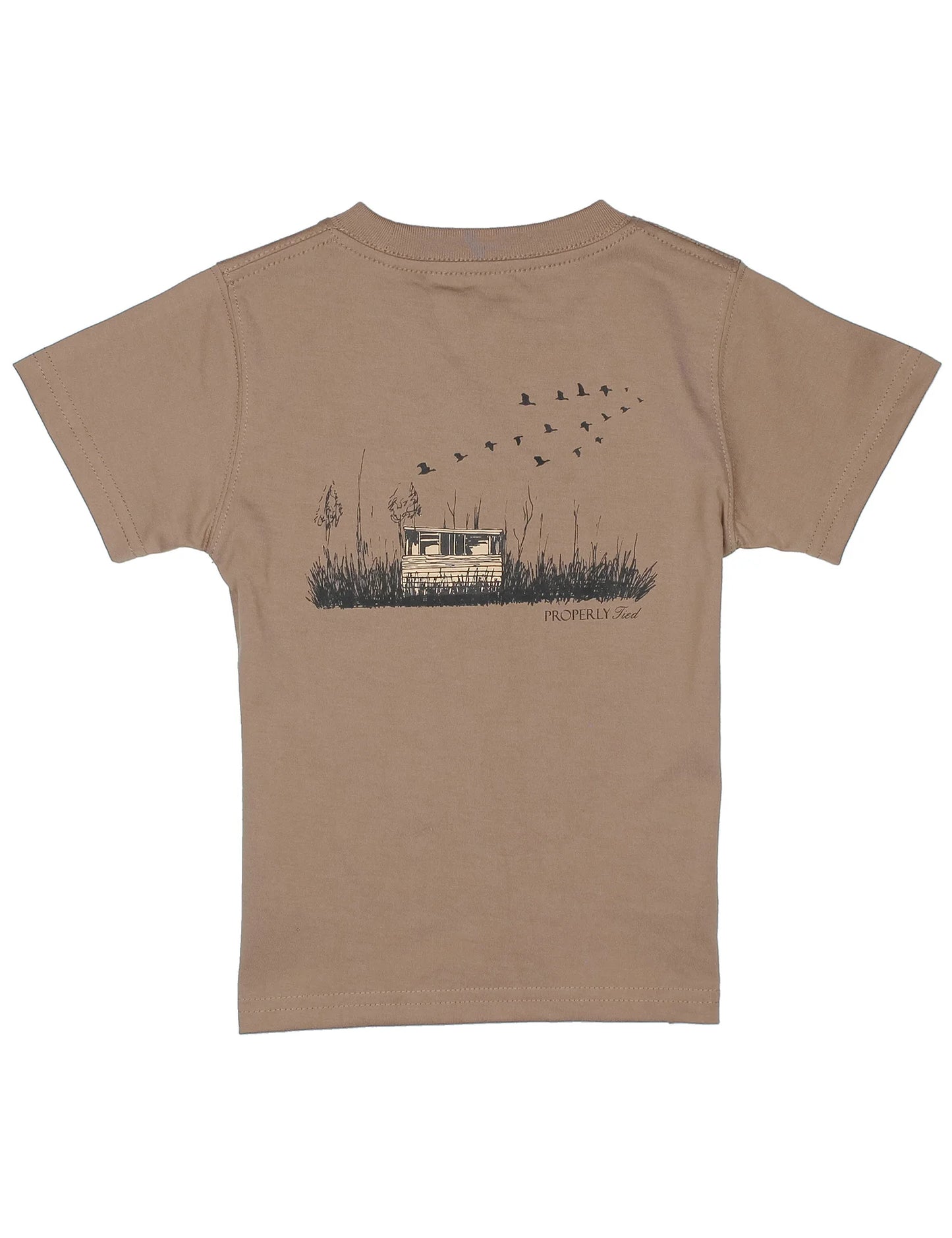 Properly Tied- Boy's Duck Blind, Walnut