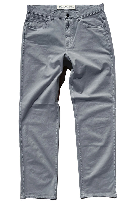 Coastal Cotton- 5 Pocket Pant, Pebble