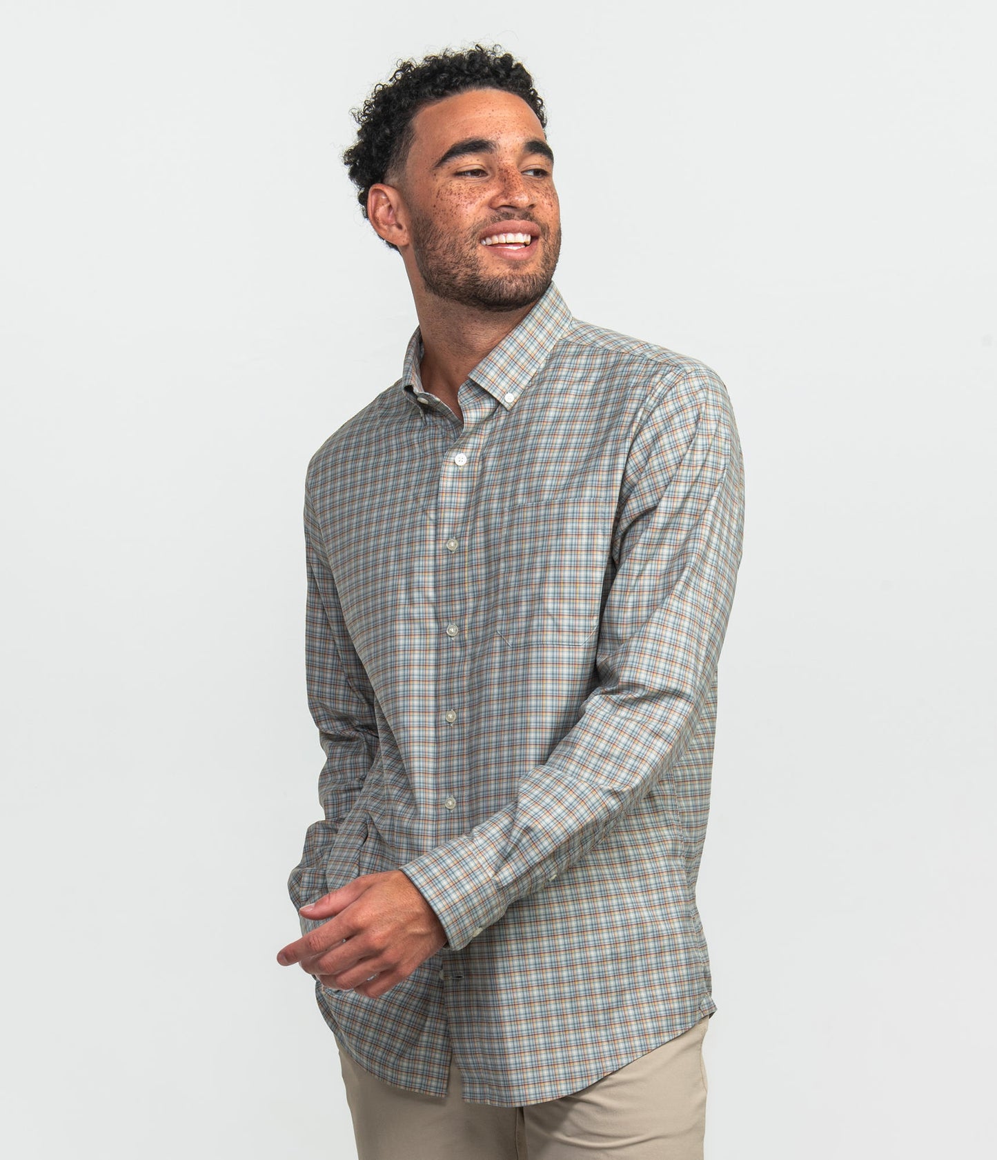 Southern Shirt Co.- Whitaker Plaid LS, Thyme