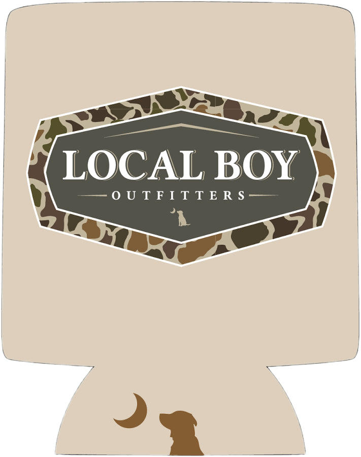 Local Boy- Vintage Emblem Koozie