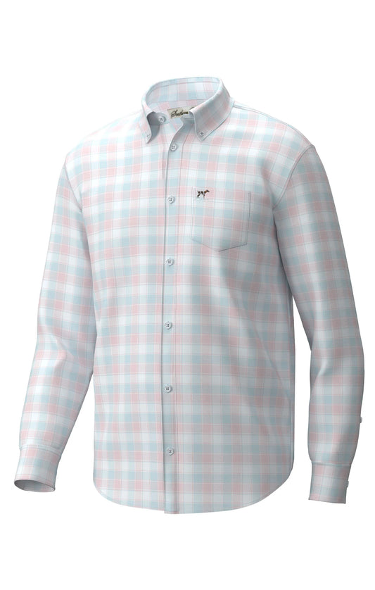 Southern Point- Hadley Luxe Lite Long Sleeve, Watercolor Plaid