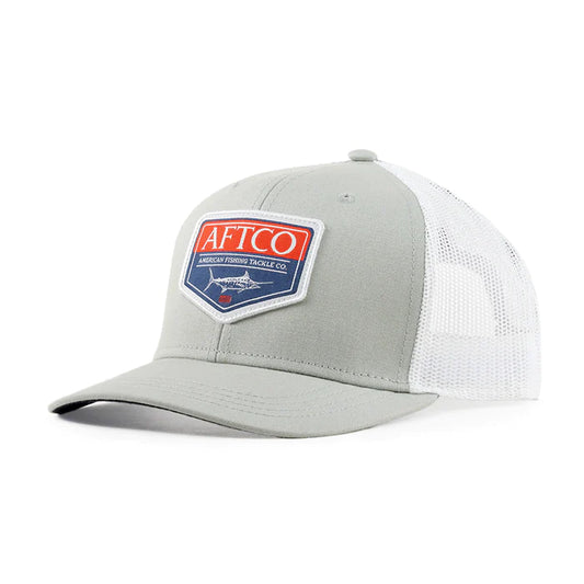 AFTCO-Splatter Trucker Hat, Silver