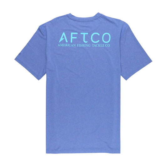 AFTCO- Samurai SS Sun Protection Shirt, Brilliant Blue
