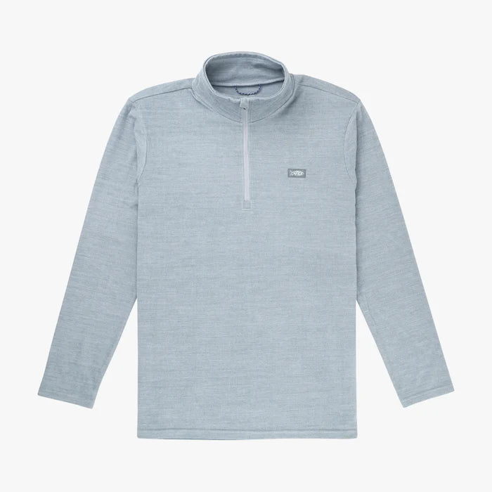 AFTCO- Coastal Layer 1/4 Zip- Dusk Heather